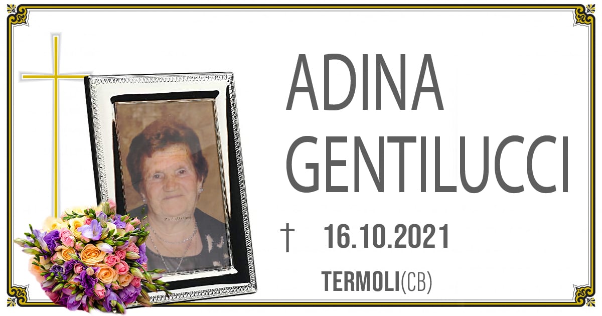 ADINA GENTILUCCI 16-10-2021